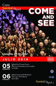 Santiago Gospel Julio 2014- Come and See